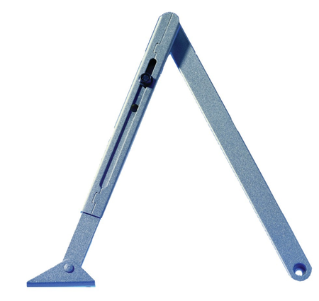 Bras coulisse pour TS 1500 G avec arrêt mécanique finition blanc RAL9016 - GEZE - 101 901