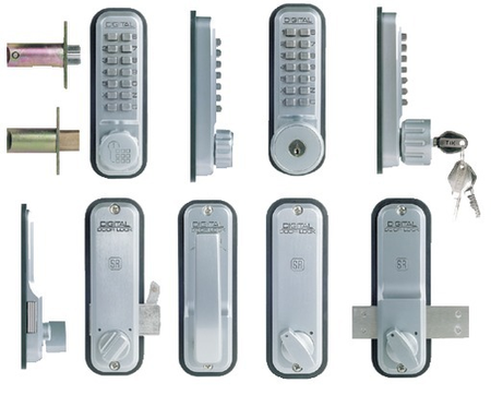 Verrou à code mécanique pêne demi-tour à larder UNICODE 2230 - UNITECNIC - U300.1.030