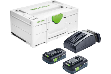 Set énergie SYS 18V 2x4Ah  / TCL 6 Duo en coffret SYSTAINER 3 - FESTOOL - 577109