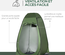Tente de douche pliable pop-up polyester vert