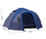 Tente de camping 4-5 personnes bleu marine