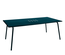 Table de jardin rectangulaire en métal Monceau 8 places Bleu Acapulco - Fermob