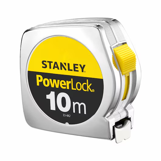 Mètre ruban 10mx25mm 'Powerlock Classic ABS' - STANLEY - 1-33-442