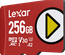 Carte mémoire Micro SD Lexar Play - 256Go