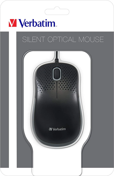 Souris filaire Verbatim Silent (Noir)