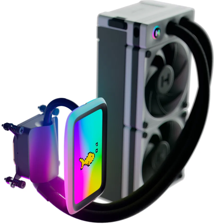 Kit Watercooling AIO Hyte Thicc Q60 - 240mm (Noir/Blanc)