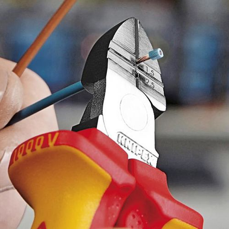Pince à dénuder coupante de côté 1000V 160mm - KNIPEX - 14 26 160