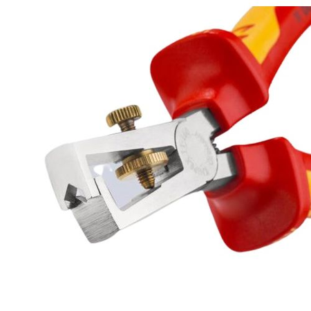 Pince à dénuder avec ressort d'ouverture isolante 1000V 160mm - KNIPEX - 11 06 160