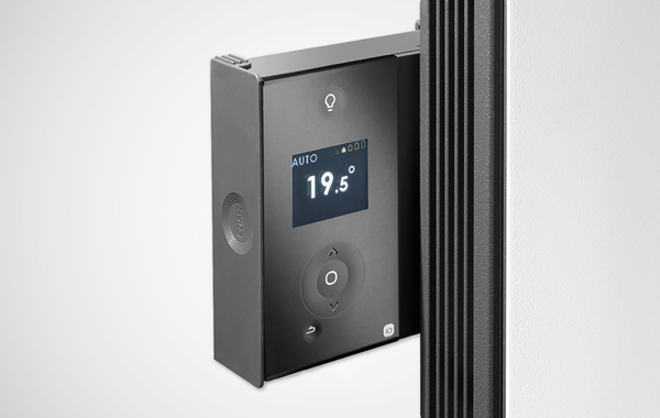 Radiateur connecté pilotage intelligent vertical DIVALI 1000W gris étoilé - ATLANTIC - 507628