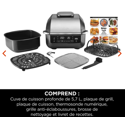Grill et friteuse sans huile 5-en-1 Ninja EG351EU
