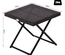 Table basse pliable de jardin résine tressée