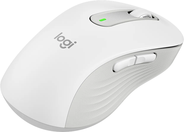 Souris sans fil Logitech Signature M650 L pour gaucher (Blanc)