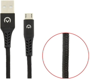 Cable adaptateur USB 2.0 Type A vers Micro USB Type B 20cm (Noir)