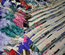 Tapis berbère noué main en tissu recyclé BOUCHAROUITE AN