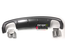 DIFFUSEUR SPORT LOOK S3 DOUBLES SORTIES AUDI A3 8V BERLINE ET CABRIOLET PH1 (04836)