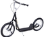 Trottinette patinette freestyle grandes roues et pegs noir