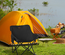 Chaise de camping pliable avec sac de transport