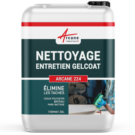 Nettoyant coque polyester entretien bateau