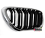 CALANDRES DOUBLE LAMES NOIR ET CHROME PACK M BMW SERIE 2 F22 COUPE & F23 CABRIOLET (05038)