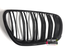 GRILLES CALANDRES SPORT NOIRES DOUBLE AILETTES BMW X3 E83 2006-2010 (04828)
