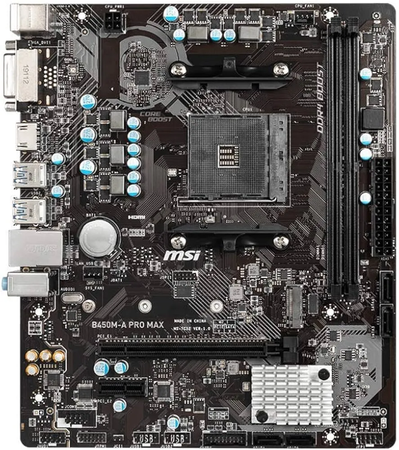 Carte Mère MSI B450M-A Pro Max II (AM4) Micro ATX