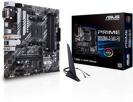 Carte Mère Asus Prime B550M-A Wi-Fi II (AM4) Micro ATX