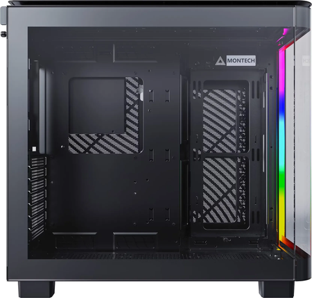 Boitier Moyen Tour ATX Montech King 95 RGB avec panneaux vitrés (Noir)