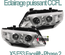 PHARES CHROME ANNEAUX ANGEL EYES FEUX CCFL BMW X5 E53 FACELIFT 2003-2007 (03373)