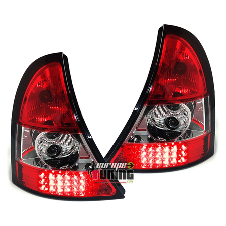 FEUX ROUGES A LED POUR RENAULT CLIO 2 / CLIO B / CLIO CAMPUS 2001-2012 (04207)