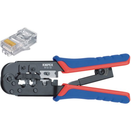 Pince à sertir pour fiches Western 190mm - KNIPEX - 97 51 10 SB