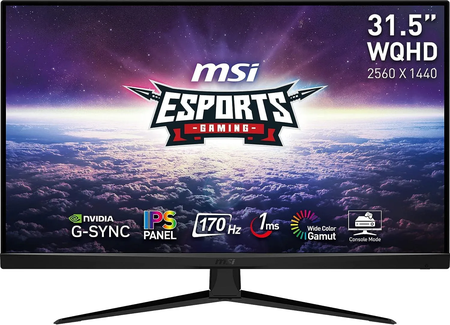 Ecran 32" MSI Gaming G321Q Quad HD 170Hz (Noir)