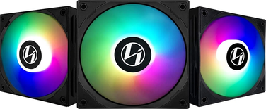 Lot de 3 Ventilateurs de boitier Lian Li ST RGB - 12cm (Noir)