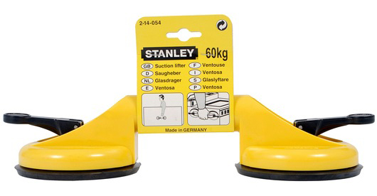 Ventouse 2 têtes 60kg - STANLEY - 2-14-054