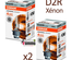 2 AMPOULES XENON D2R OSRAM XENARC ORIGINAL 4500K 35W 85V (05440)