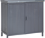 Armoire de jardin table de rempottage 2 en 1 bois gris