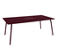 Table de jardin rectangulaire en métal Monceau 8 places Cerise Noire - Fermob