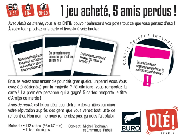 Jeu - Amis de Merde (FR)