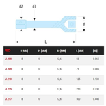 Rallonge 3/8'' 125mm - FACOM - J.210
