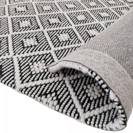 Tapis kilim tissé main en PET RECYKLIMA Care&Fair