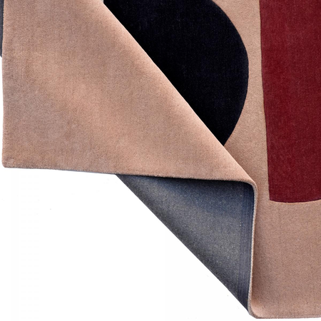 Tapis salon tufté main en laine ARCILLA Care&Fair