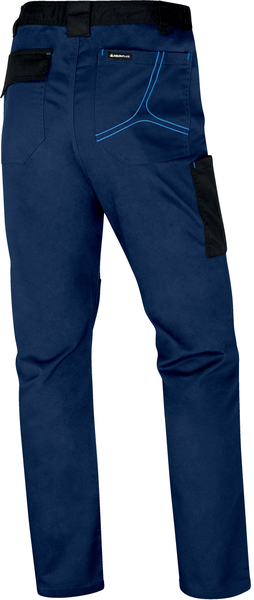Pantalon de travail multipoches MACH 2 V3 bleu marine/bleu roi T2XL - DELTA PLUS - M2PA3BMXX