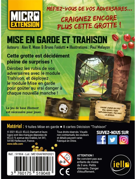 Jeu - Diamant : Mise en Garde et Trahison (Ext) (Fr)