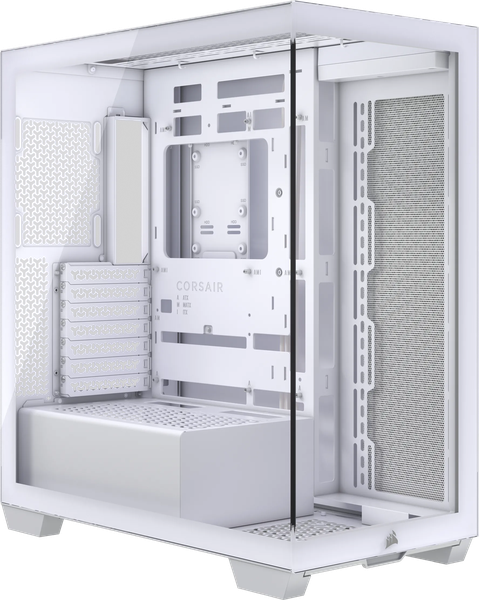 Boitier Moyen Tour E-ATX Corsair 3500X avec panneaux vitrés (Blanc)