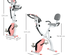 Vélo d'appartement cardio Fitness pliable