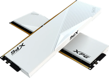 Kit Barrettes mémoire 32Go (2x16Go) DIMM DDR5 Adata XPG Lancer  6400MHz (Blanc)