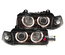 PHARES FEUX NOIRS ANGEL EYES BMW SERIE 3 E36 BERLINE TOURING (03518)
