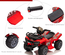 Quad buggy voiture électrique enfant 6 V 2 Km/h max.