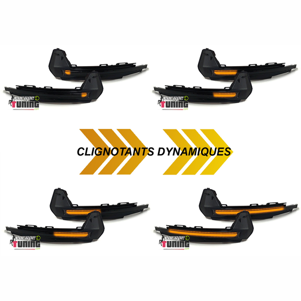 CLIGNOTANTS RETROVISEURS SEQUENTIELS LED DYNAMIQUES AUDI A1 2010-2018 (05509)