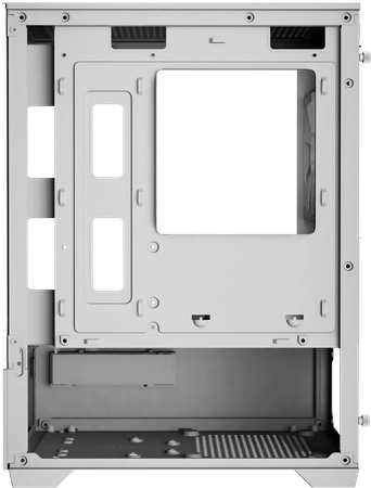 Boitier Mini Tour Micro ATX Gamdias Aura GC9M RGB avec panneaux vitrés (Blanc)