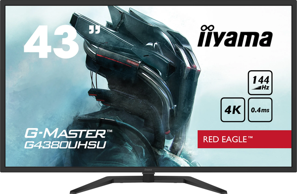 Ecran 43" Iiyama G-Master Red Eagle G4380UHSU-B1 4K Ultra HD (Noir) 144Hz